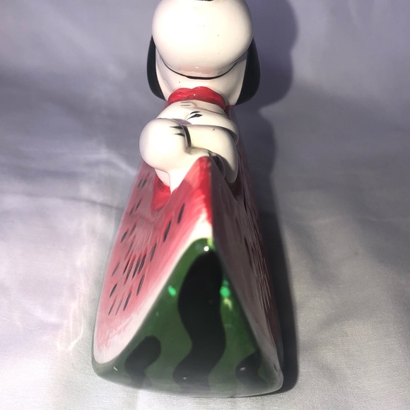 Vintage SNOOPY Watermelon Collectable Money Box 1958-1966 6” X 5” From the 60’s - Picture 5 of 7